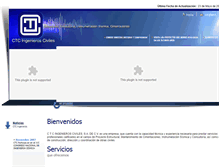 Tablet Screenshot of ctcingenieros.com.mx